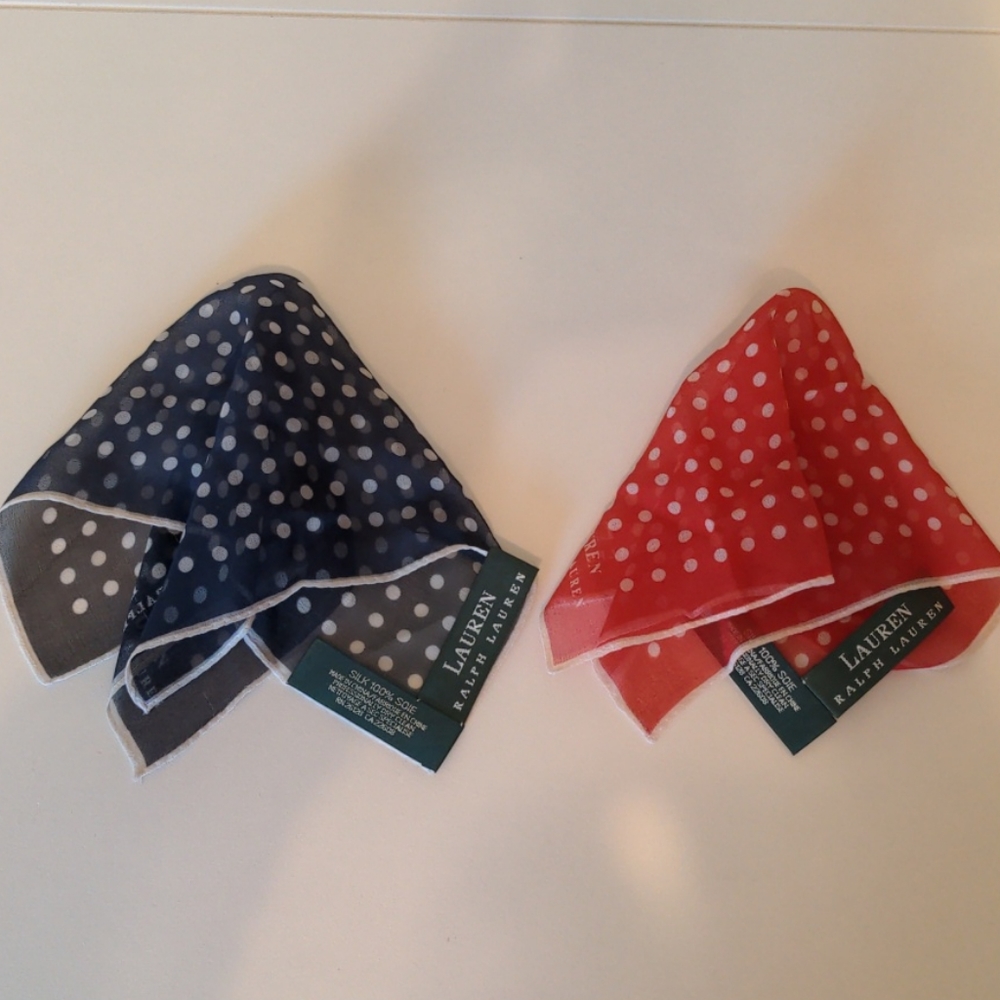 Lauren Ralph Lauren 100% silk handkerchief